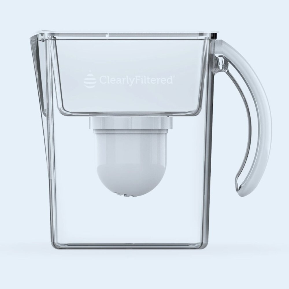 Clearly Filtered Water Pitcher 80oz 10 cup capacity Affinity Filtration